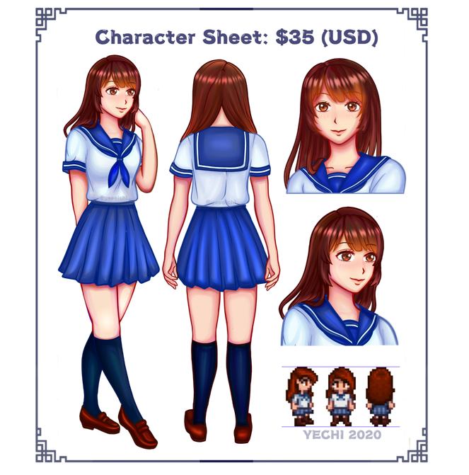 Character sheet